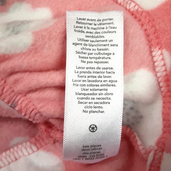 Child of Mine Carters Size 12M Dress/Top Long Sleeve Soft Pullover Button Long - Picture 4 of 9